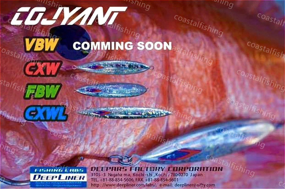 Cojyant Metal Jig FBW 100g - Coastal Fishing Tackle