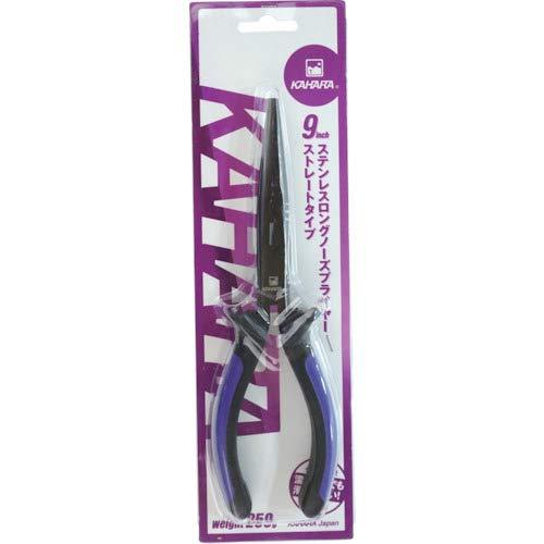 Kahara 9inch Stainless Long Nose Pliers with Straight Jaws - Coastal Fishing Tackle