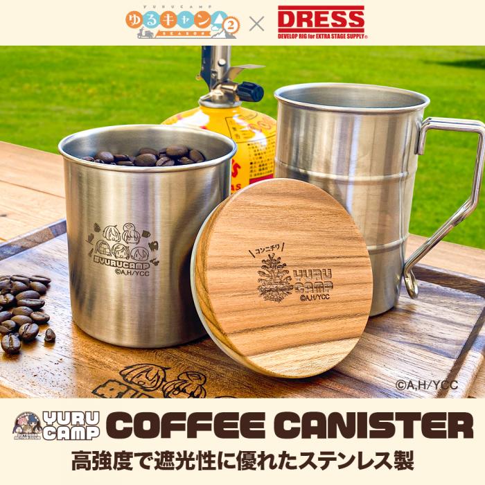 YURU CAMP x DRESS  Coffee Canister