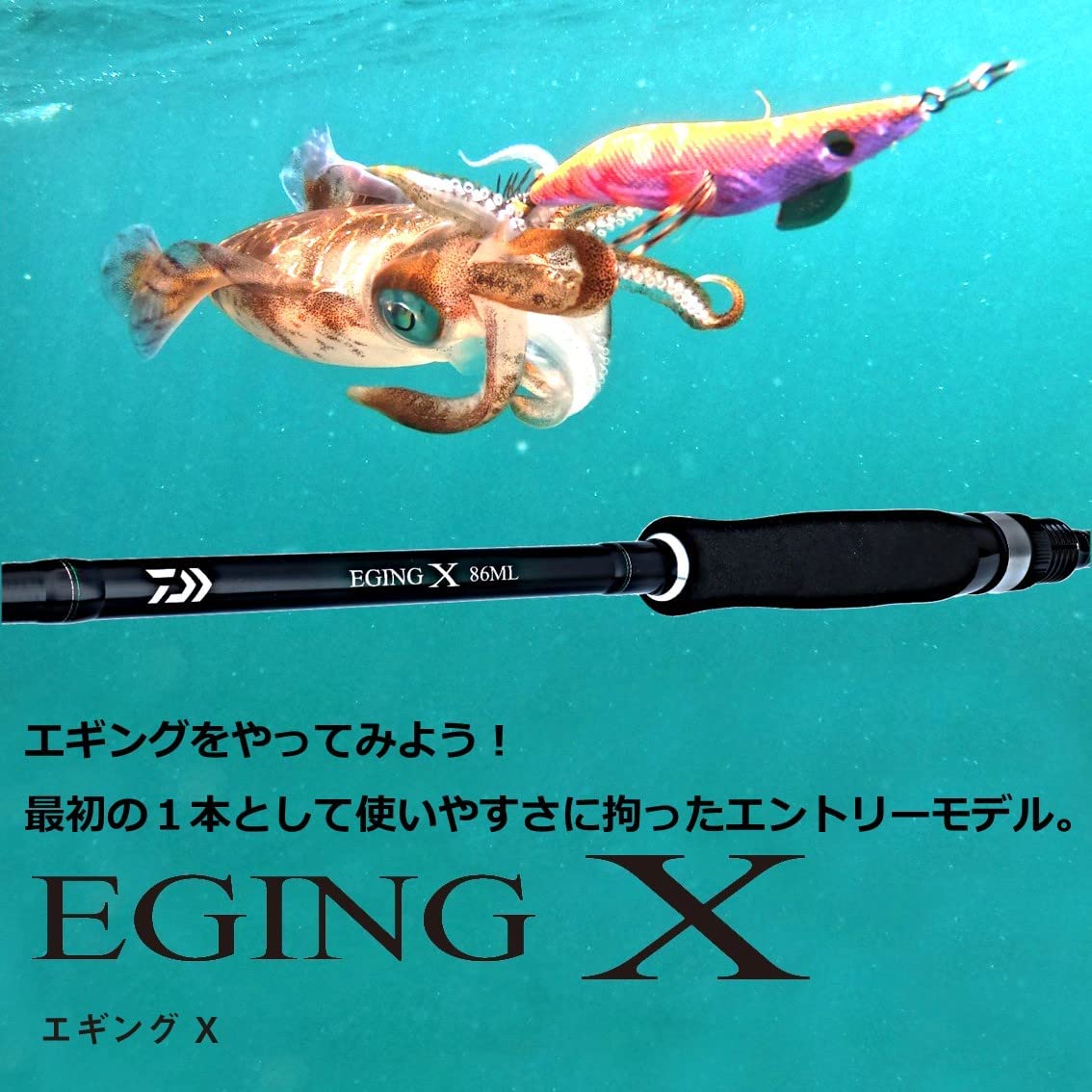 2022 Daiwa EGING X Squid Fishing Rod