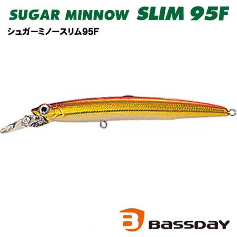 BASSDAY SUGAR SLIM 95F MINNOW 95mm 6.3g