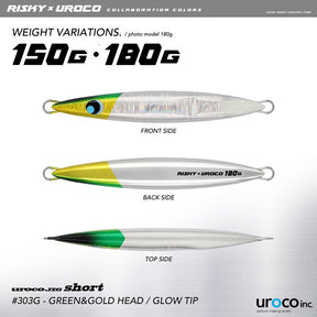 RISKY x UROCO collabo color Jig Short 150g