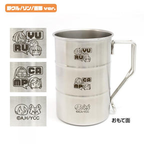 YURU CAMP x DRESS Drum Can Mug