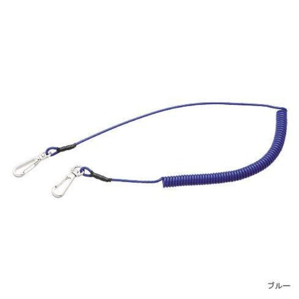 Shimano RP-004C Safety Wire Lanyard with Carabiner 50 kg - Coastal Fishing Tackle