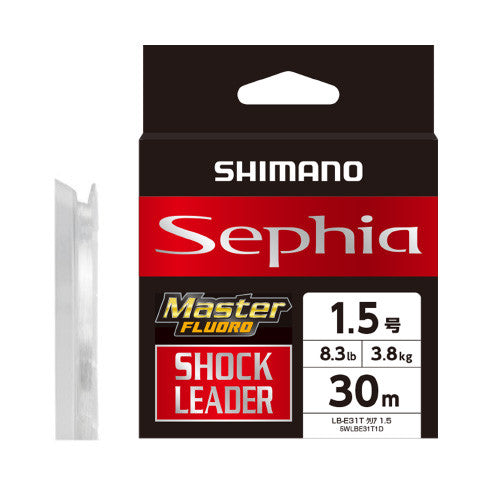 Shimano Sephia Master Fluoro Fluorocarbon Shock Leader 30m LB-E31T