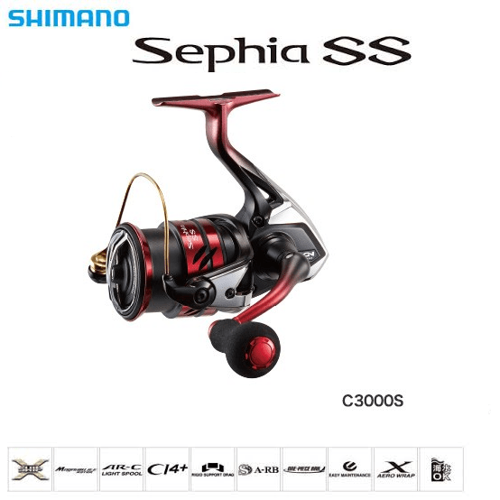 Shimano Sephia SS Spinning Reel - Coastal Fishing Tackle