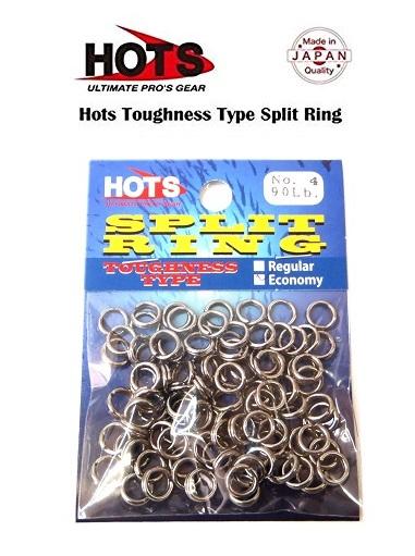 Hots Toughness Type Split Ring (Economy Pack) - Coastal Fishing Tackle