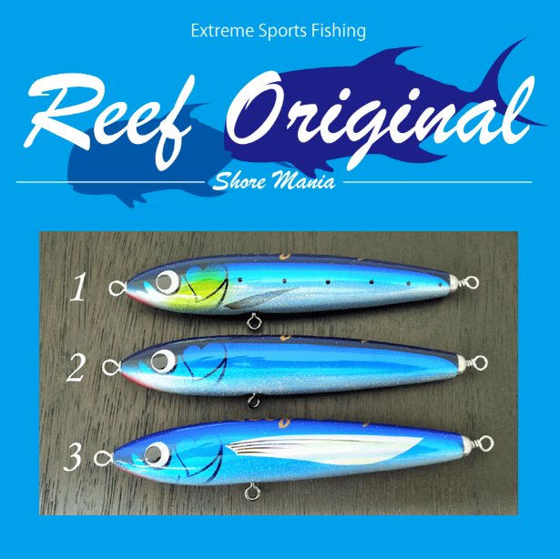 Reef Original Handmade Wood Lure - Diving Pencil C-Type 170 - Coastal Fishing Tackle