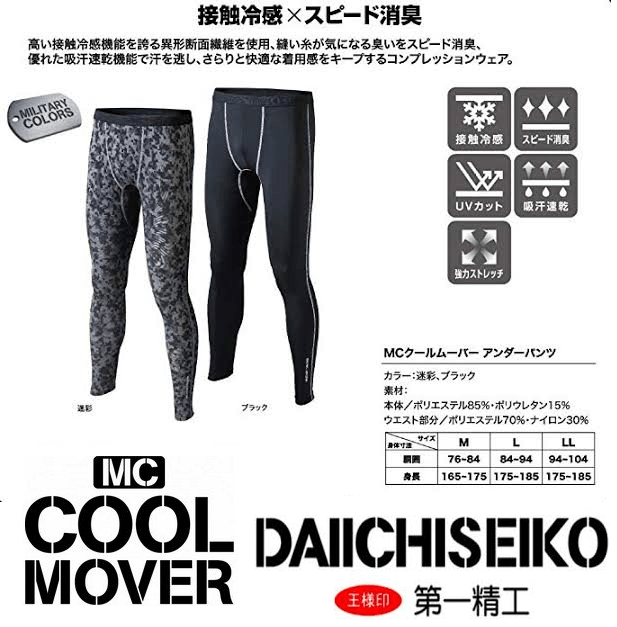 Daiichiseiko MC Cool Mover underpants - Coastal Fishing Tackle
