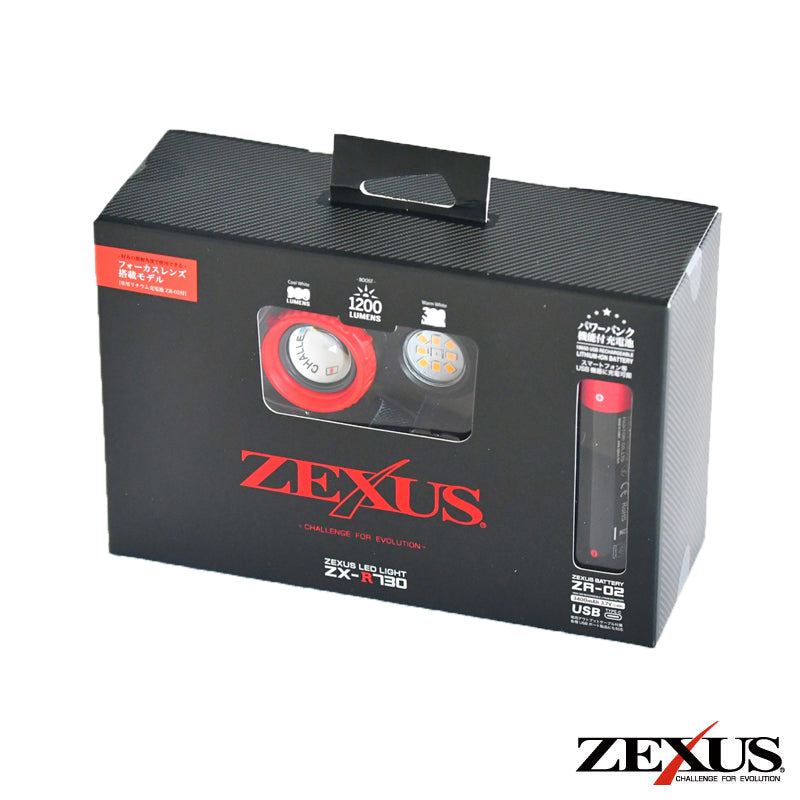 ZEXUS ZX-R730 1200 LUMEN RECHARGABLE HEADLAMP